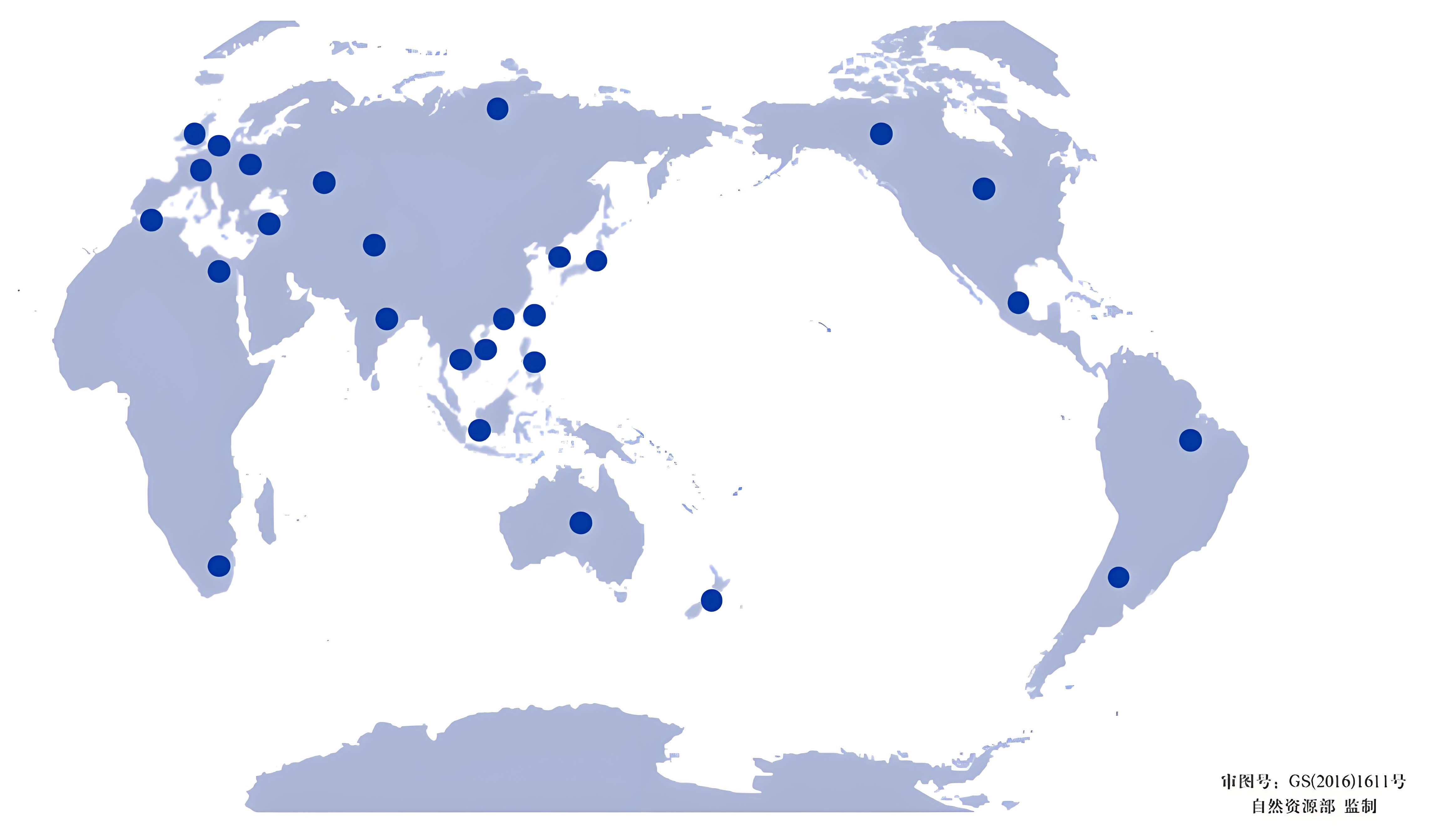 世界营销网络分布图